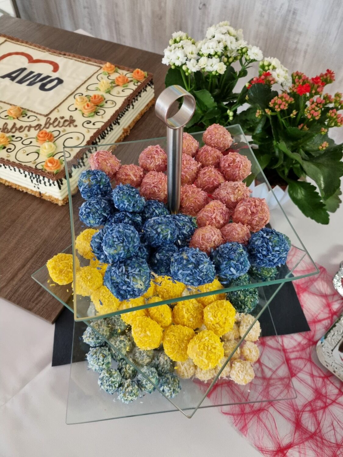 bunte Pralinen
